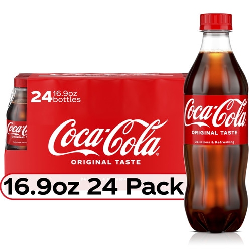 Coca-cola Original Soda Pop, 16.9 Fluid Ounce, 24 Pack Bottles