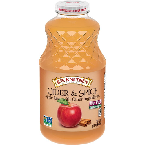 R.w. Knudsen Family Cider And Spice Apple Juice, 32 Ounces