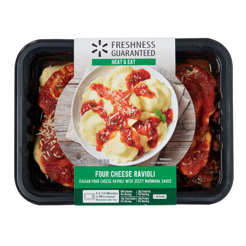 Freshness Guaranteed Heat & Eat Four Cheese Ravioli, 12 Oz