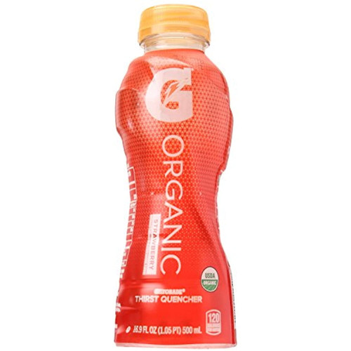 Gatorade Organic Strawberry Drink, 16.9 Fz