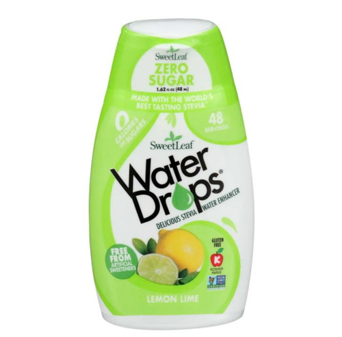 Sweetleaf Stevia Natural Water Drops Lemon Lime, 1.62 Ounce - Pack Of 3.