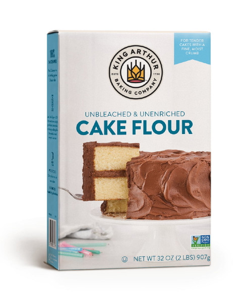 King Arthur Unbleached Cake Flour, 2 Pound -- 6 Per Case.