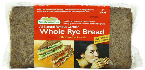 Mestemacher Whole Rye Bread -- 17.6 Oz Pack Of 4