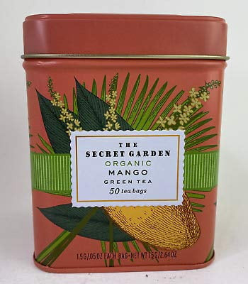 The Secret Garden Organic Mango Green Tea 50 Tea Bags (usda Organic)