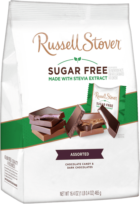 Russell Stover Sugar Free Assortment With Stevia, 16.4 Oz. Bag