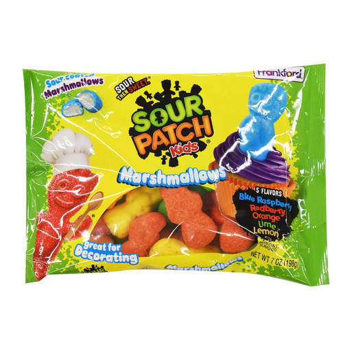 Sour Patch Kids Marshmallow 7 Oz Pack Of 8