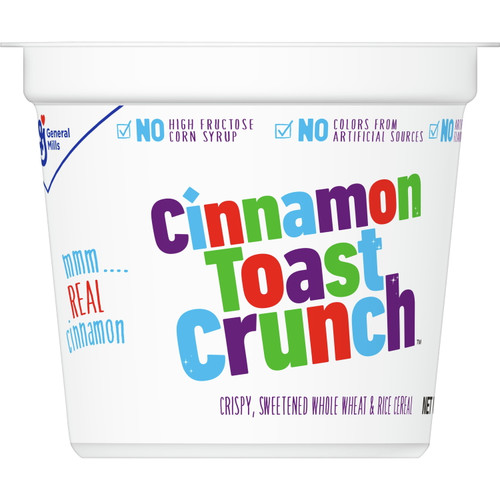 Cinnamon Toast Crunch, Breakfast Cereal, Cinnamon Sugar Squares, 2 Oz