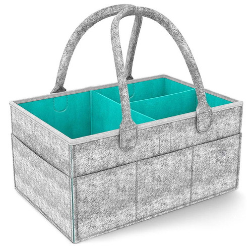 Large Baby Diaper Caddy Storage Organizer For Nursery Portable Diaper Basket For Changing Station New