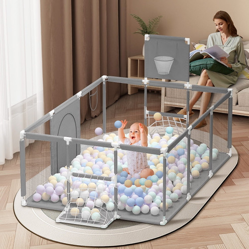 Stoneway Play Yard, Portable Play Center, Indoor For Baby And Infant