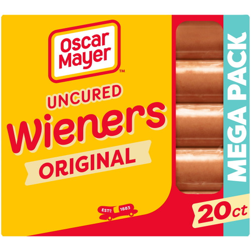 Oscar Mayer Classic Uncured Wieners Hot Dogs Mega Pack, 20 Ct. Box