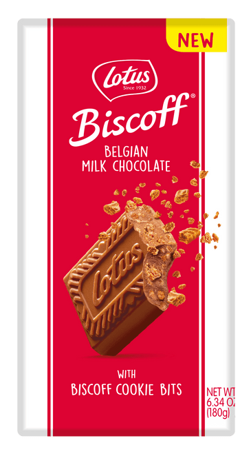 Milk Chocolate Biscoff Bits Tablet