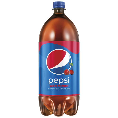 Pepsi Cola Wild Cherry Soda, 2 Liter Bottle