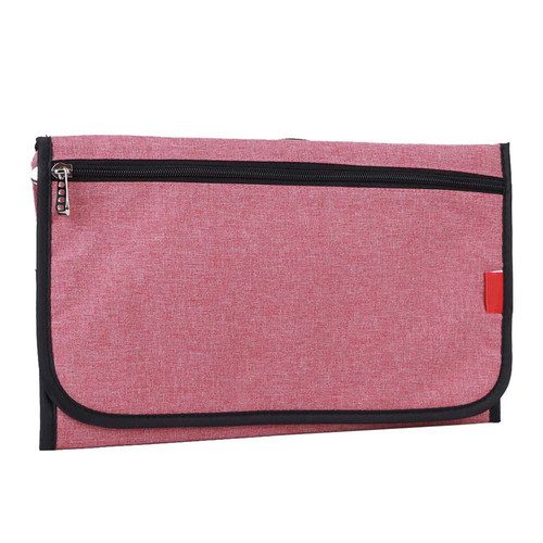 Baby   Portable Multifunctional Travel Changing Mat Station For Newbornred