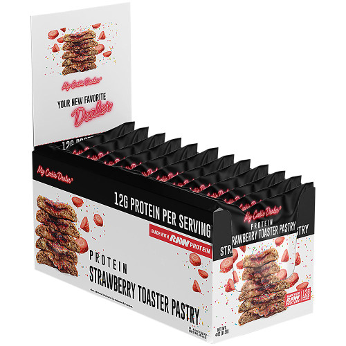 My Cookie Dealer Made With 14 Grams Of Raw Protein  Strawberry Toaster Pastry (12 Servings)