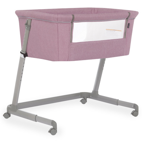 Dream On Me Seashell Bassinet And Bedside Sleeper, Compact Portable Bassinet, Blue Haze