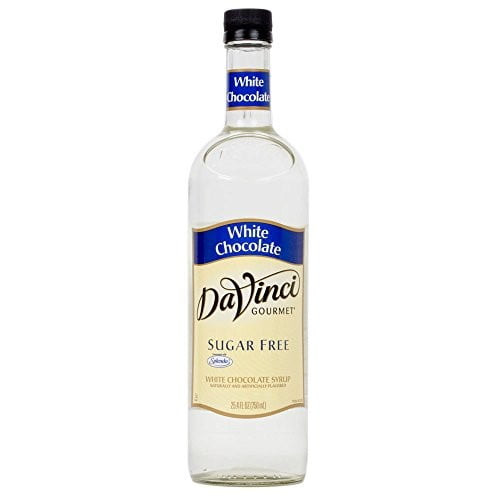 Da Vinci Sugar Free Syrup, White Chocolate, 750 Ml (glass)