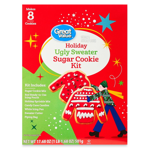 Great Value Ugly Sweater Cookie Kit Mix, 17.68oz