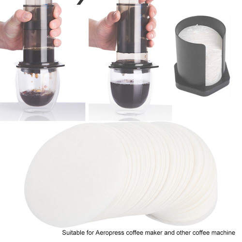 Lafgur Coffee Filter Papers,filter Papers,350pcs Round Coffee Filter Paper Coffee Maker Filters Strainers For Aeropress Coffee Maker