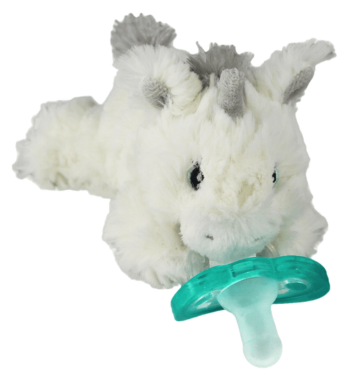 Razbaby Razbuddy Paci Holder - Jollypop Pacifier - Luna Unicorn