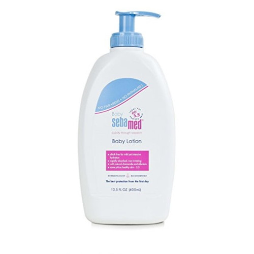 Sebamed Baby Lotion Ph 5.5 Ultra Mild Hydration Dermatologist Recommended Non-greasy Moisturizer For Delicate Skin 13.5 Fluid Ounces (400 Milliliters)