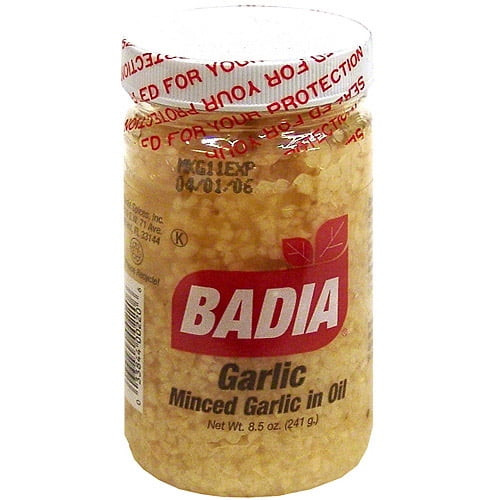 Badia Minced Garlic In Olive Oil, 8.5 Oz, (pack Of 12)