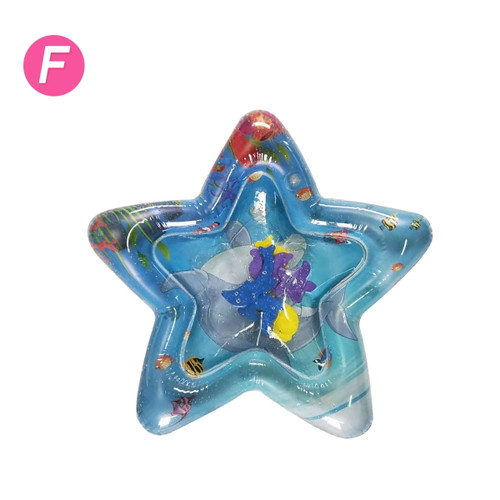 Inflatable Baby Water Mat For Kids, Tummy Time Fun Activity Play Center For Infants & Kids, Patted Play Pad Cushion Early Education, Inflatable Water Mat For Infants And Toddlers