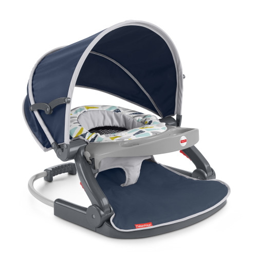 Fisher-price On-the-go Sit-me-up Baby Floor Seat - Citron Wedge