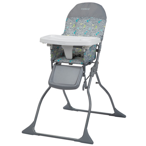 Cosco Simple Fold Full Size High Chair With Adjustable Tray, Bowie