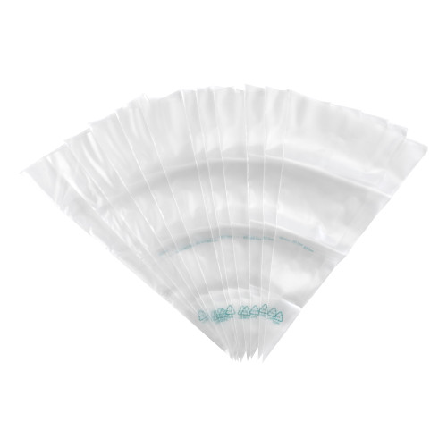 Goodcook Way To Celebrate 12-piece Standard 12" Disposable Icing Bag Set, Clear