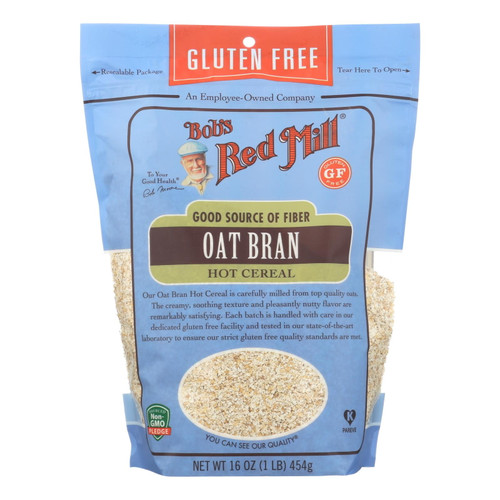 Bob's Red Mill Oat Bran Gluten Free 16 Oz. Pack Of 4