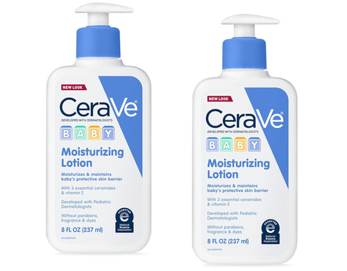 2 Pack Cerave Baby Lotion, Paraben And Fragrance Free, 8 Ounce