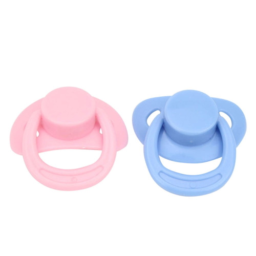 4pc New Dummy Pacifier For Reborn Baby Dolls With Internal Magnetic Accessories