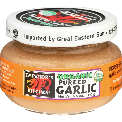 Emperors Kitchen Organic Pureed Garlic, 4.5 Ounce -- 12 Per Case.