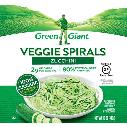 Green Giant Veggie Spirals Zucchini, Frozen, 12 Oz