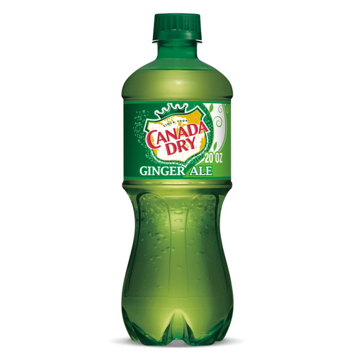 Canada Dry Ginger Ale Soda 20oz Bottles, Quantity 16