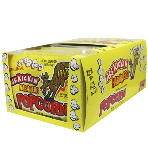Ass Kickin’ Habanero Popcorn 12 Pack