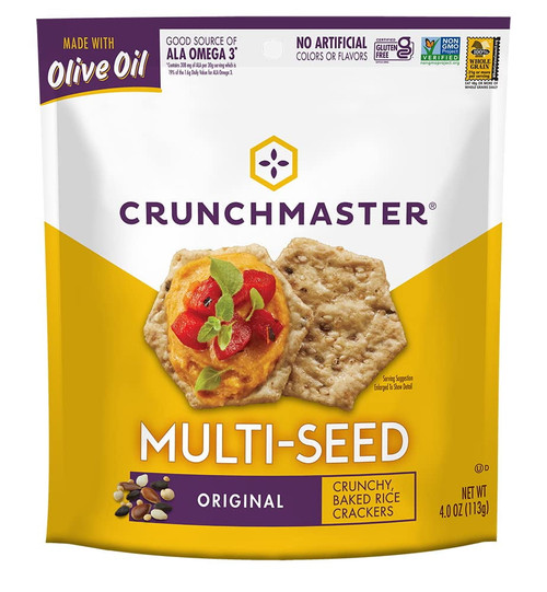 Crunchmaster, Multi-seed Crackers, Original, 4 Oz Pack Of 2