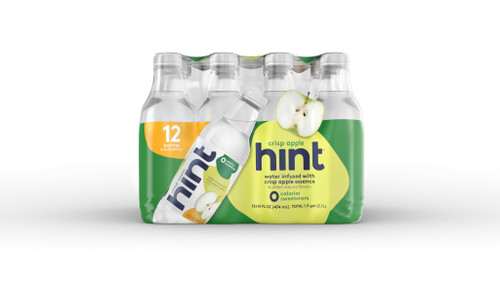 Hint Crisp Apple Sparkling Water, 16 Fl Oz, 12 Pack Bottles