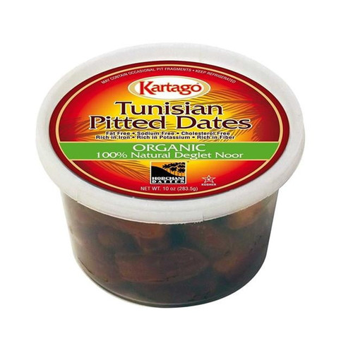 Kartago: Organic Deglet Noor Tunisian Pitted Dates, 10 Oz