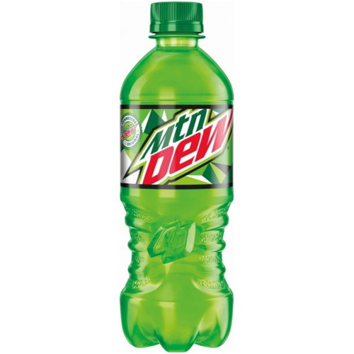 Mountain Dew Soda 20oz Bottles, Quantity Of 8