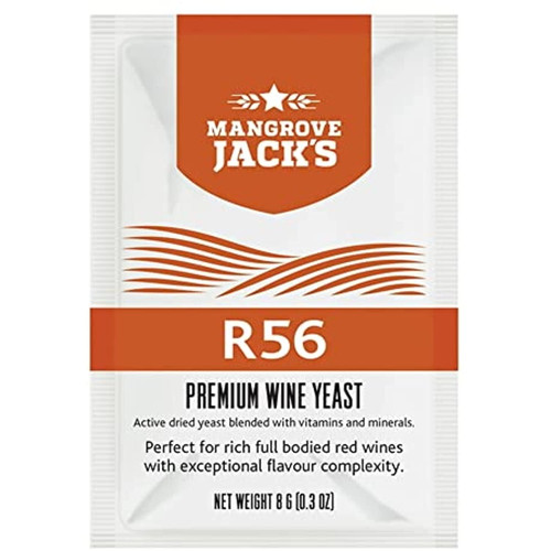 2x Mangroves Jacks Wine Yeast - R56 8g
