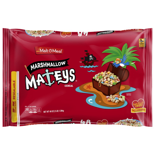 Malt-o-meal Marshmallow Mateys Breakfast Cereal With Marshmallow Bits, 48 Oz Bag