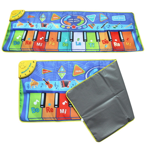 Child Novelty Toys Carpet Instrument Game Crawling Multi-function Children's Music Large Musical Blanket Mat Education Child Birthday Gift