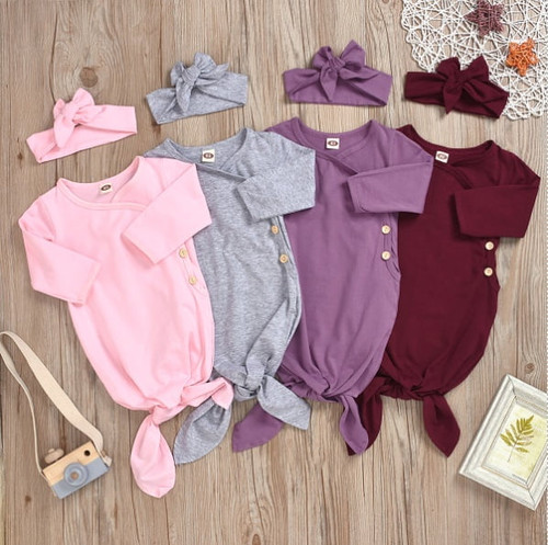 Baby Boy Girl Robe Long Sleeve Fall Swaddle Sleeping Bag Sleepsuit Blanket+headwear