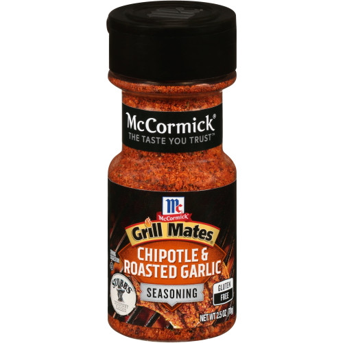 Mccormick Grill Mates Chipotle & Roasted Garlic Seasoning, 2.5 Oz
