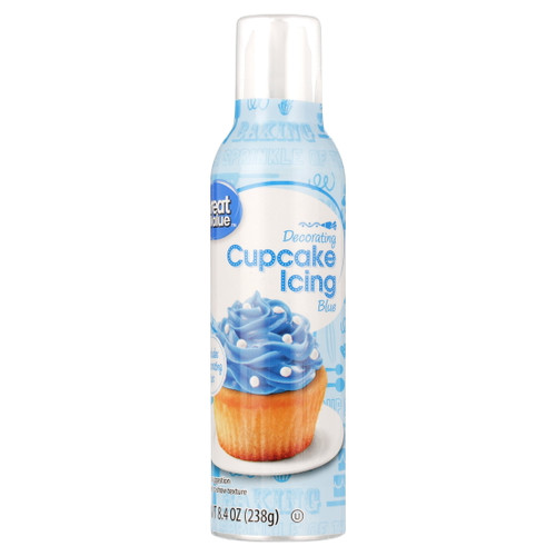 Great Value Decorating Blue Cupcake Icing, 6.4 Oz