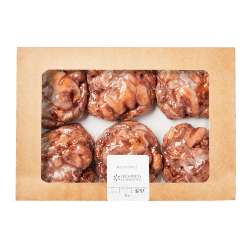 Freshness Guaranteed Apple Fritters, 6 Count