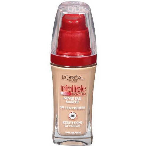 L'oreal Paris Infallible Never Fail Liquid Makeup With Spf 20, Natural Beige