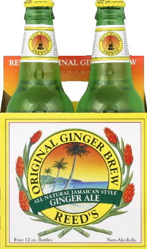 Reed's Original Ginger Ale Soda, 12 Oz. Bottles (pack Of 24)