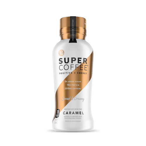 Kitu Super Coffee, Sugarfree Keto Coffee (0g Sugar, 10g Protein, 70 Calories) [caramel] 12 Fl Oz, 12 Pack